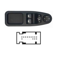 Pulsantiera Alzacristalli Porta Anteriore Sx Citroen Jumpy Dal 01/2007 Al 04/2016