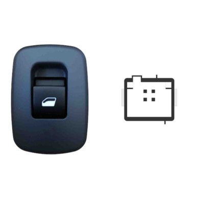 SPG111.JPG Interruttore Alzacristalli Porta Posteriore Sx dx Alzacristalli Comfort 4 Pin Citroen C3 Picasso Dal 12/2008