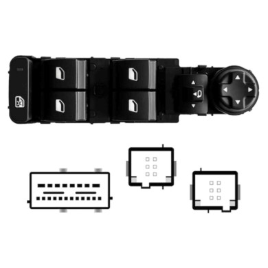 SPG114.JPG Blocco Comandi Alzacristalli Porta Anteriore Sx Citroen C4 Dal 10/2020