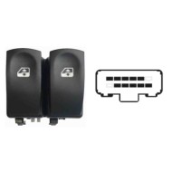 Blocco Comandi Alzacristalli Anteriori Sx 10 Pin Renault Clio Iii Dal 10/2005 Al 06/2012