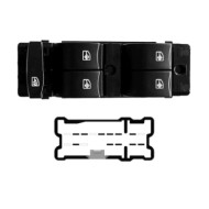 Blocco Comandi Alzacristalli Porta Anteriore Sx Alzacristalli Posteriori Elettrici 4 Interruttori 11 Pin Renault Koleos 05/2008