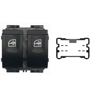 SRN121.JPG Blocco Comandi Alzacristalli Posteriori Anteriore Sx Renault Captur Dal 04/2013 Al 12/2019