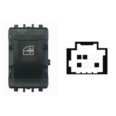 SRN123.JPG Interruttore Alzacristalli Ant. Dx Post Sx dx Renault Laguna Iii Dal 08/2007 Al 12/2015