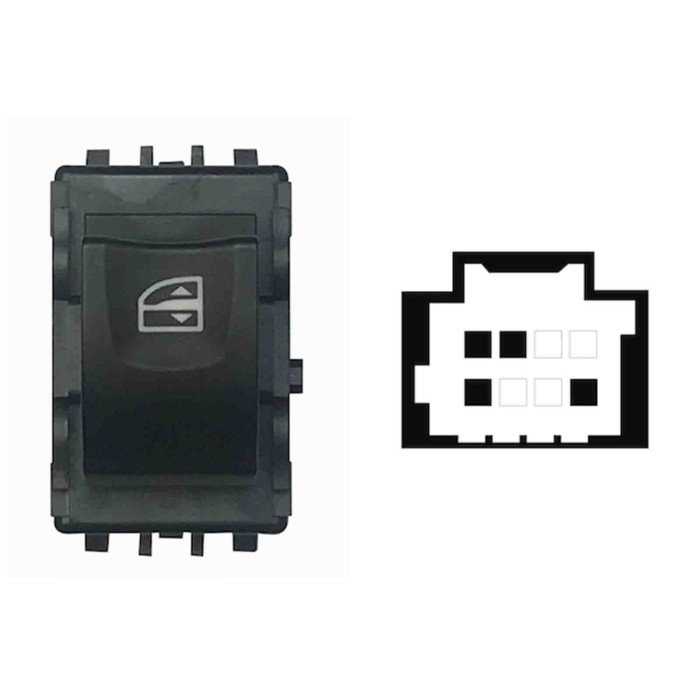 SRN123.JPG Interruttore Alzacristalli Ant. Dx Post Sx dx Renault Laguna Iii Dal 08/2007 Al 12/2015