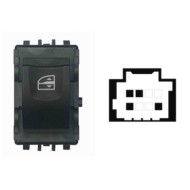 SRN123.JPG Interruttore Alzacristalli Ant. Dx Post Sx dx Renault Laguna Iii Dal 08/2007 Al 12/2015