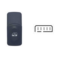 SRN125.JPG Interruttore Alzacristalli Porta Anteriore Sx dx Alzacristalli Comfort 5 Pin Renault Kangoo Dal 05/1998 Al 04/2003