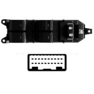 Blocco Comandi Alzacristalli Porta Anteriore Sx Toyota Auris Dal 11/2012 Al 12/2018