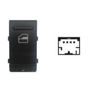 Interruttore Alzacristalli Porta Anteriore Dx Colore Nero/bianco 4 Pin Volkswagen Multivan Dal 04/2003 Dal 07/2003 Al 03/2015
