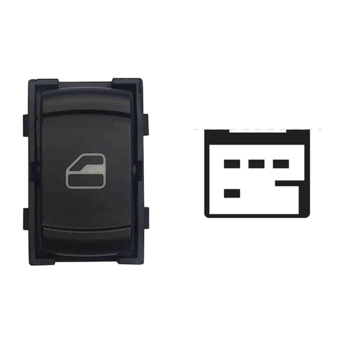 SVW107.JPG Interruttore Alzacristalli Ant. Dx Post Sx dx Volkswagen Golf Iv Dal 10/1997 Al 10/2003