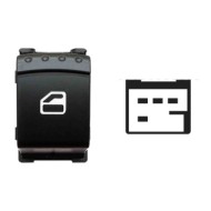 SVW115.JPG Interruttore Alzacristalli Porta Anteriore Dx Porta Posteriore Sx dx Colore Nero/bianco 4 Pin Seat Alhambra 07/2000-0