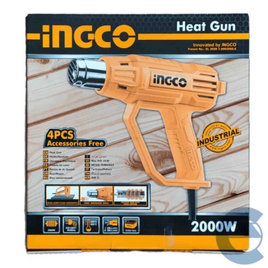 Ingco Termosoffiatore 2000 W Hg200038 Elimina Facilmente Vernice E Stencil