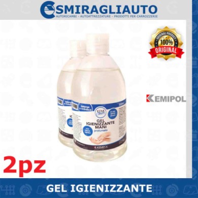 145187-large_default.jpg Gel Igienizzante Alcolico Kemipol Mani Detergente Antibatterico Mani 500ml 2pz