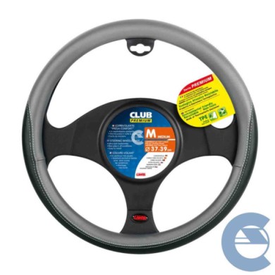 150123-large_default.jpg Club Coprivolante In Skeentex M Ø 37/39 Cm Nero/grigio Coprivolanti In Skeentex Coprivolanti