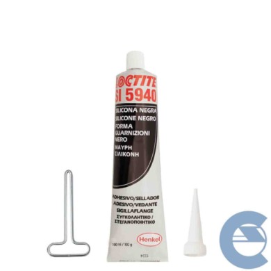 148978-large_default.jpg Loctite Si 5940 Silicone Guarnizioni Nero 2 Pezzi X 100 Ml Sigillante Multiuso