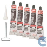 Loctite Si5699 Silicone Ossimico Grigio 5 Pezzi X 80ml Resiste Ad Acqua E Glicone