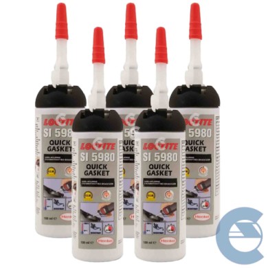 Loctite Si 5980 Quick Gasket 5 Pezzi X 100ml Sigillaflange E Sigillature