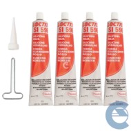 Loctite Si596 Silicone Forma Guarnizioni Rosso 4 Pezzi X 80ml Resiste Ai Liquidi