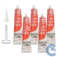 Loctite Si596 Silicone Forma Guarnizioni Rosso 5 Pezzi X 80ml Resiste Ai Liquidi