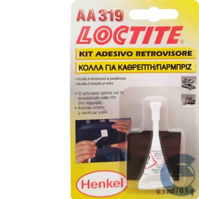148880-large_default.jpg Loctite Aa319 Kit Adesivo Retrovisore 3 Pezzi X 0,5 Gr Incolla Cristalli E Vetri