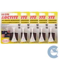 Loctite Aa319 Kit Adesivo Retrovisore 5 Pezzi X 0,5 Gr Incolla Cristalli E Vetri
