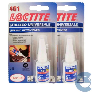148882-large_default.jpg Loctite 401 Adesivo Istantaneo Utilizzo Universale 2 Pezzi X 5g Multimateriale