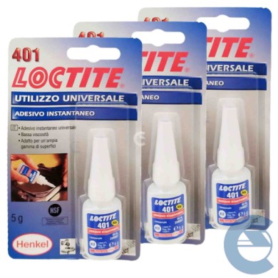 148882-large_default.jpg Loctite 401 Adesivo Istantaneo Utilizzo Universale 3 Pezzi X 5g Multimateriale