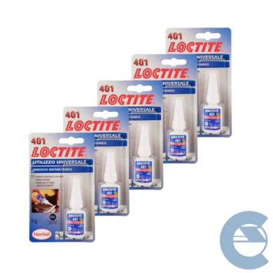 148882-large_default.jpg Loctite 401 Adesivo Istantaneo Utilizzo Universale 5 Pezzi X 5g Multimateriale