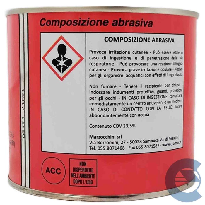Marzocchini Mac Point Stand05 500 Ml Pasta Abrasiva Elimina Graffi Lucida