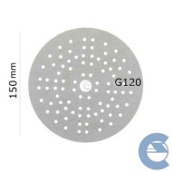 Mirka Iridium P120 121f 150mm 246ch09912 Disco Carta Multiforo Grana Media