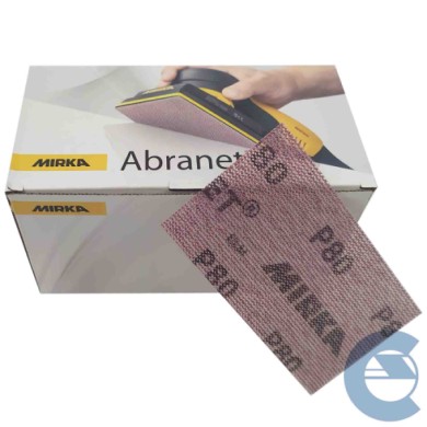 5414905080_3.jpg Mirka Abranet 70x125mm P80 5414005080 Striscia Abrasiva Grana Grossa
