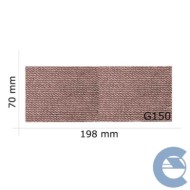 Mirka Abranet Ace P150 70x198mm Ac15005015 Striscia Abrasiva Grana Media