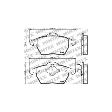 140442-large_default.jpg Pastiglie Freno Fiat Brava 1.6 16v 1995 10-2001 10 Mintex