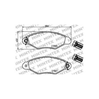 141092-large_default.jpg Pastiglie Freno Volkswagen Passat 2.3 Vr5 Syncro 4motion 1997 10-2000 11 Mintex