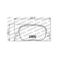 Pastiglie Freno Jaguar X-type Estate 2.2 D 2007 01-2009 12 Mintex