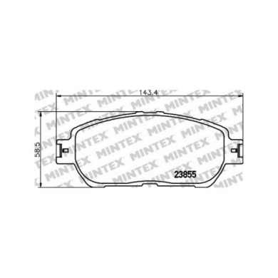 140400-large_default.jpg Pastiglie Freno Nissan Primera Hatchback 1.6 2002 07-2008 12 Mintex