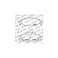 Pastiglie Freno Skoda Octavia 2.0 Fsi 2004 11-2008 10 Mintex