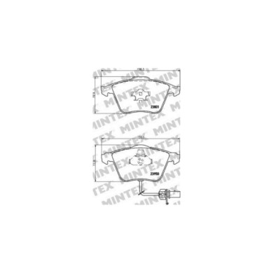 142629-large_default.jpg Pastiglie Freno Volkswagen Transporter V Autobus 2.0 Tsi 2011 05-2015 08 Mintex
