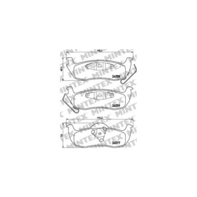 141216-large_default.jpg Pastiglie Freno Renault Espace Iii 3.0 V6 24v 1998 10-2002 10 Mintex