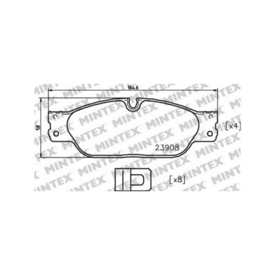 142409-large_default.jpg Pastiglie Freno Bmw 3 328i 2007 03-2011 12 Mintex