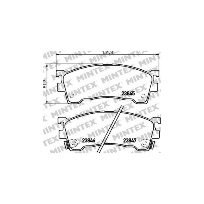 142261-large_default.jpg Pastiglie Freno Bmw 5 520d 2006 04-2009 12 Mintex