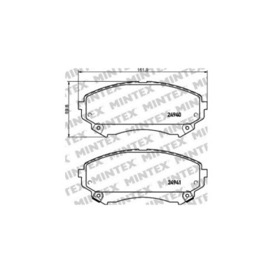 141152-large_default.jpg Pastiglie Freno Ford Ka 1.3 Tdci 2008 10-2019 12 Mintex