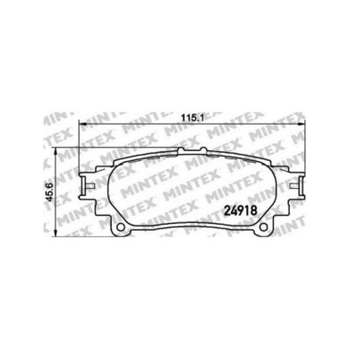 140392-large_default.jpg Pastiglie Freno Alfa Romeo Brera 2.0 Jtdm 2009 05-2010 06 Mintex