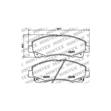 142110-large_default.jpg Pastiglie Freno Alfa Romeo Giulietta 1.4 Tb 2010 04-2019 12 Mintex