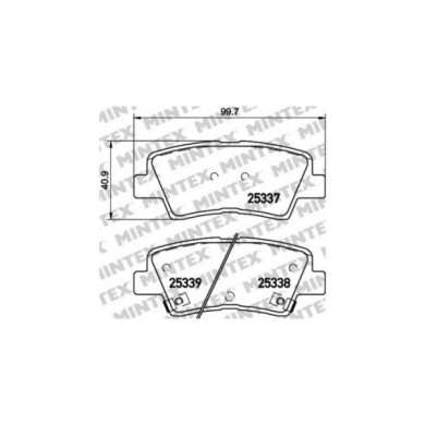 140784-large_default.jpg Pastiglie Freno Hyundai I40 1.7 Crdi 2012 03-2019 12 Mintex
