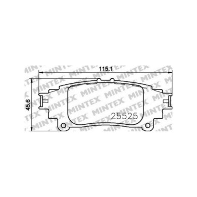 142570-large_default.jpg Pastiglie Freno Chrysler Delta 1.4 16v 2011 08-2014 12 Mintex