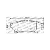 Pastiglie Freno Chrysler Delta 1.4 16v 2011 08-2014 12 Mintex