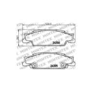Pastiglie Freno Fiat Panda 1.3 D Multijet 4x4 2015 04-2019 12 Mintex