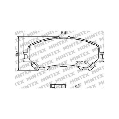 142451-large_default.jpg Pastiglie Freno Fiat 500l 1.6 D Multijet 2012 09-2019 12 Mintex