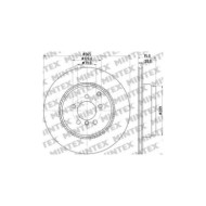Mintex 08a97011 Dischi Freno Posteriore Opel Insigna