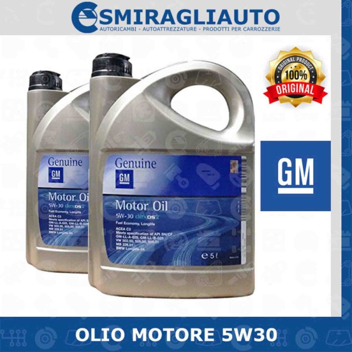 144080-large_default.jpg Opel Olio Motore Gm Originale Dexos 2 Longlife 5w30 10 Litri Benzina Diesel